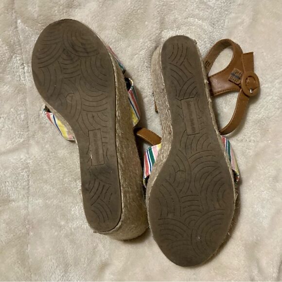 Fun SO Rosebay Multicolor Wedge Sandals Women’s Size 7 - Picture 5 of 13